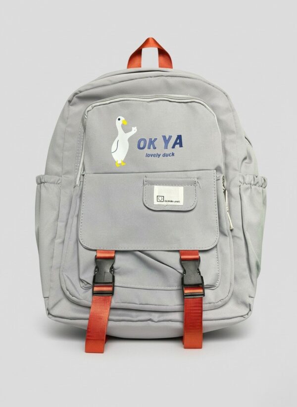 OK YA Lovely Duck Kids' Adventure Backpack (Grey)